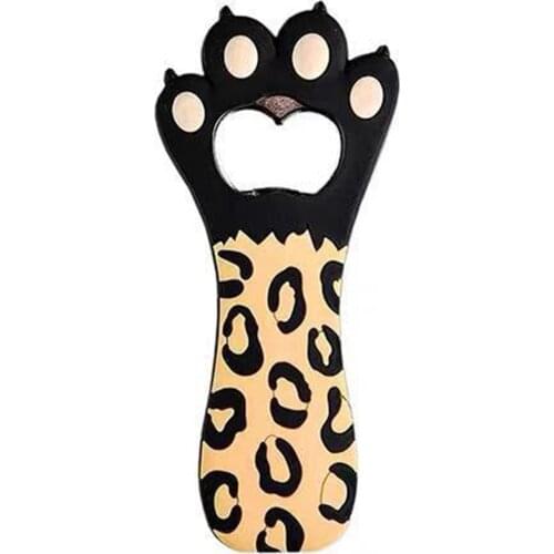 Refrigerator Bottle Opener Cute Cartoon Animal Paw Magnetic Silicone Bottle Opener Freezer Kitchen Decor for Office Home WXV