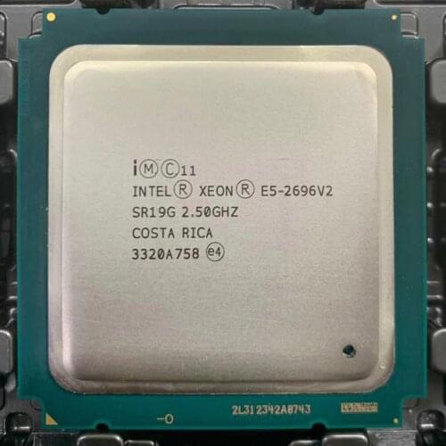 Intel Xeon E5 2696v2 E5 2696 V2 E5-2696v2 2.5GHz 12-Core 24-Thread CPU Processor 30M 115W LGA 2011 suitable for X79 Motherboard