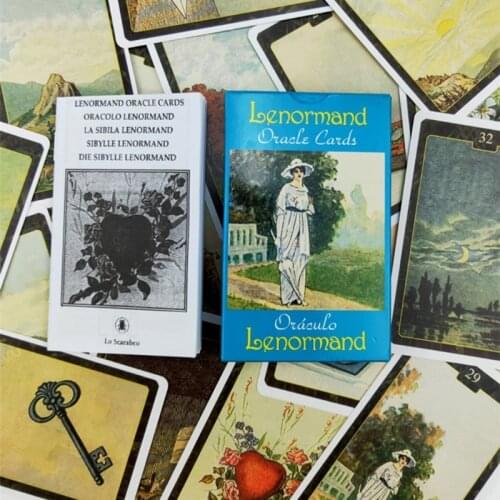 PXPF Lenormand Oracle Cards English Version Tarot 44-Card Deck Divination Board Game