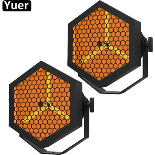 2Pcs/Lot LED Retro Flash Lights 3x60W RGB 48*0.5W LED Wedding Club Party Bar Light Strobe Stage Lights DJ Disco Flash Lighting