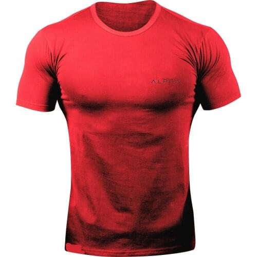 Short Sleeve Training Cycling Gym Fitness Sports Under-Wear Top Mens Running T-Shirts Compression Base Layer Quick Dry