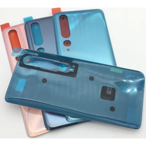 Battery Back Cover For Xiaomi Mi 10 Mi10 Pro 5G Rear Glass Back Housing Door Case For Xiaomi Mi 10 Pro Battery Cover
