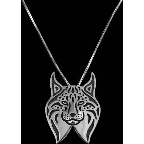 Newest Unique Handmade Lynx pendant Necklace women chain choker necklace Dog charm Jewelry Pet Lovers Gift Idea