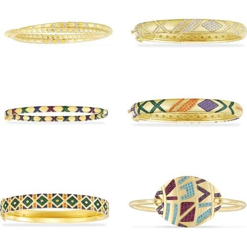 2020 Fashion New Tribal Stripe Bracelet Shiny Charming Light Luxury Personality Romantic Lady Temperament Charm Romantic Jewelry