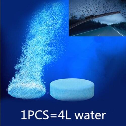 6PCS Car Solid Wiper Fine Car Windshield Glass Cleaner for Ford Focus Kuga Fiesta Ecosport Mondeo Escape Explorer Edge Mustang