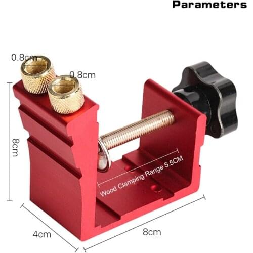 896B Aluminium Alloy 15 ° Drilling Positioner Woodworking DIY Suitable for Quick Connection of Furniture Carpenter Locator