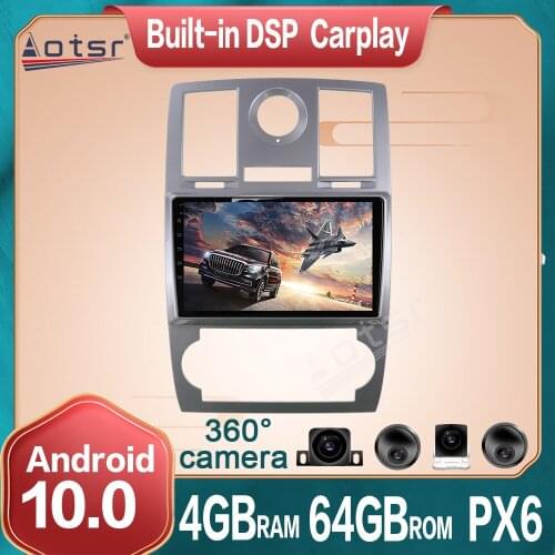 Android Car radio Player 360 Panoramic Camera Multimedia For Chrysler 300C / Jeep Dodge Auto GPS Navigation Stereo Carplay DSP