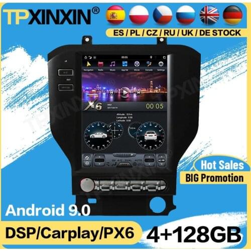 Carplay Tesla 128G Radio 2 Din Recorder Android For FORD EDGE 2008 2009 2010 2011 2012 2013 2014 GPS Player Auto Audio Head Unit