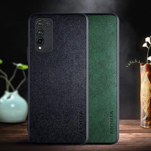 Case for Huawei Honor 10X Lite case with Retro business PU leather design,TPU+PU 2in1 material