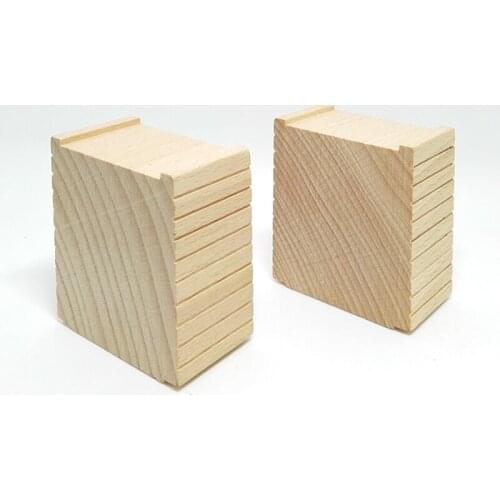 P028 Wooden piers compatible with wooden and electric suitable wooden track children game scene essential accessory