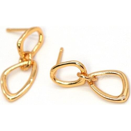 Женские золотые серьги Juorest China At AliExpress