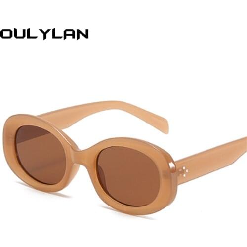 Oulylan Round Sunglasses Women Men Luxury Brand Designer Small Sun Glasses Female Male Vintage Outdoor Eyewear Shades UV400