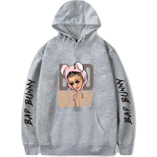 Fashion Rabbit 3d Print Hoodies Bad Bunny Cute Women Hoodies K-Pop Popular Hooded Pullovers Autumn Winter Sweatshirts oversized