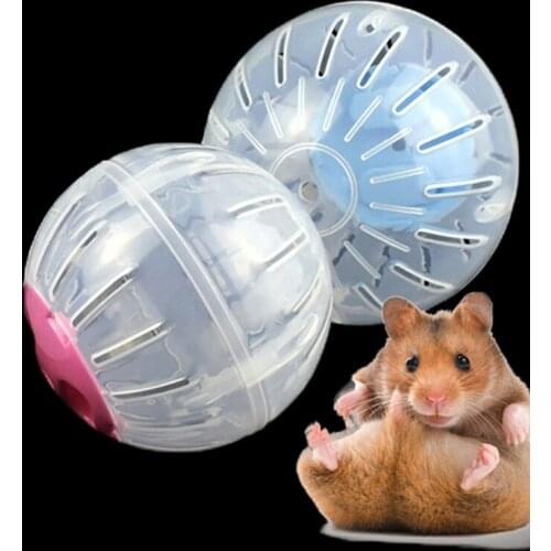 1PC Hot Hamster Training Toy Running Ball Without Bracket Plastic Fit for Small Pets Toy Clear Ball Small Pets Product Easy Clea