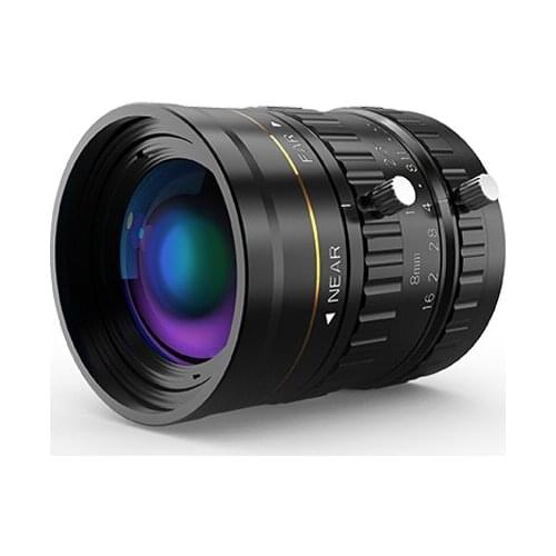 2/3" 5 Million Pixel Level Fixed Focus Lens, Focal Length 8MM, Filter Size M40.5MMx0.5MM, Resolution 5MP 600007
