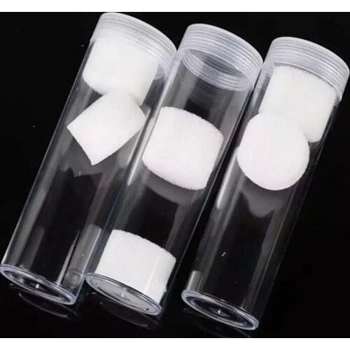 30mm Plastic Protective Tube Holder Storage Boxes Applied Clear Round Cases Coin Storage 1 Piece