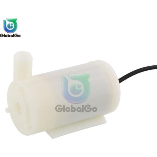 DC 3V 3W Mini Micro Submersible Water Horizontal Pump Low Noise Brushless DC Motor Water Pumps 80-120L/ H
