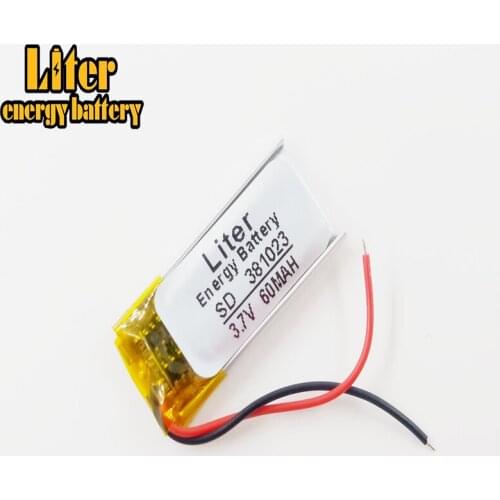 Polymer 381023 smart Bracelet bone conduction Bluetooth headset shoe light lithium battery manufacturers direct sales