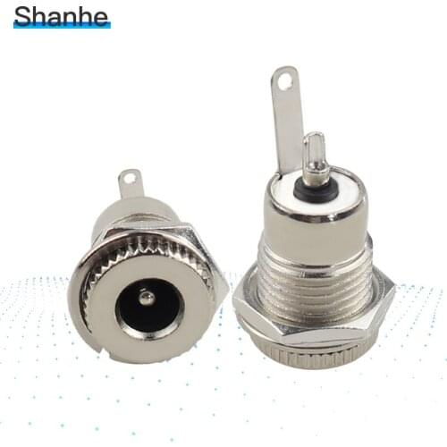 1pcs 5.5 mm x 2.1mm DC Power Jack Socket Female Panel Mount Connector C1Hot New Arrival