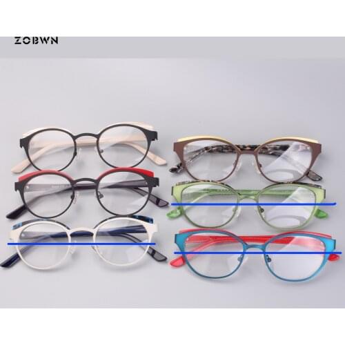Mix wholesale rond children eyeglasses women Anti Blue Computer Goggles Reading Glasses UV400 cat eye kids harry pottoer Glasses