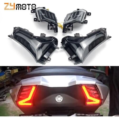 TMAX530 LED Turn Signal Lights Front Rear Tail Brake Light For Yamaha TMAX 530 SX DX 2017 2018 2019 T-MAX T MAX