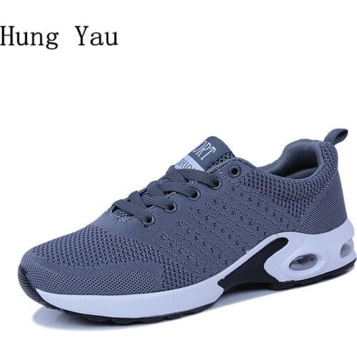 Women Casual Shoes Flats Summer Fashion Outdoor Mesh Breathable Couple Lace Up Shoes Man Platform Round Toe Plus Size 38-44