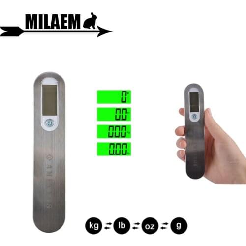 Archery Bow Scale Luggage Scale Portable Electronic Scale Weight suitcase Travel Hanging Steelyard Hook Accessories
