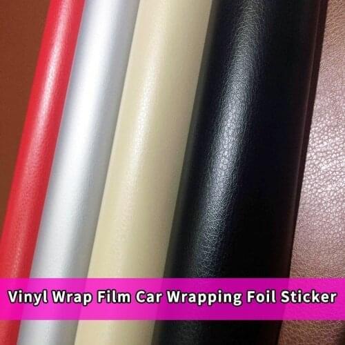 Imitation Leather Vinyl Film Car Wrap Camouflage Vinyl Wrapping Car Sticker Bike Console Computer Laptop Skin Scooter Motorcycle