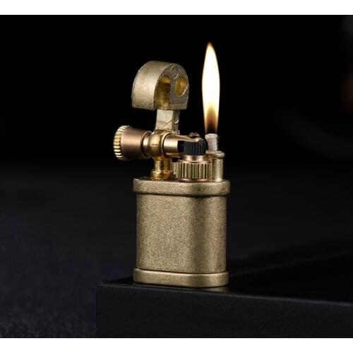 Vintage Retro Metal Flint Petr Petroleum Lighter Unusual Lighters Cigarette Lighter Survival Gadgets For Men Smoking Accessories