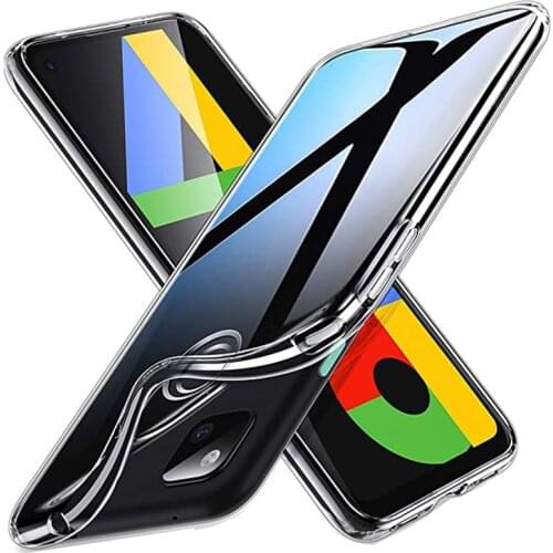 High Quality Clear Soft Bumper Case for Google Pixel 4 5 4A 5A XL 4G 5G 360 Protective Transparent Silicone Phone Back Cover Gel