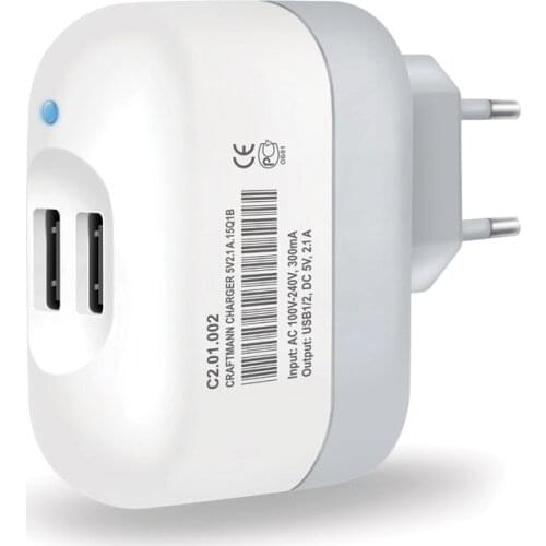 Craftmann USB Charger 2.1A (5V, 10.5W)