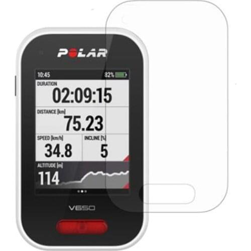 3pcs PET Clear Protective Film Guard For Polar V650 GPS Bike Cycling Computer Bycicle Riding Sport Screen Protector Full Cover