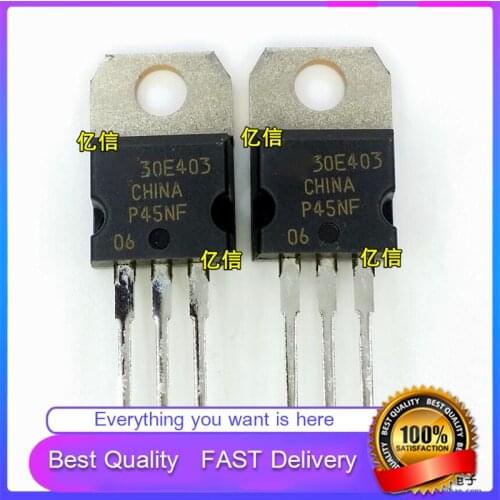 10Pcs/Lot New Original P45NF06 STP45NF06 45A60V Field Effect Transistor Good Quality
