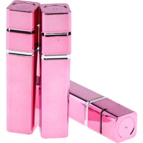 3x Fashion,Shiny Empty Lipstick Containers Lip Balm Highlight Tubes