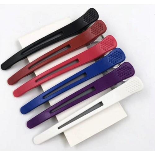 6Pcs/Set Colorful Non-slip Hair Clips Sectioning Duck Bill Hair Clip Professional Salon Hairdressing Styling Tool