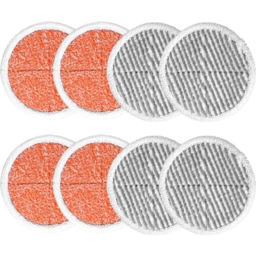 8 Pack Spin Mop Pads Replacement For Bissell Spinwave 2124, 2039, 2037 Series Powered Hard Floor Mop