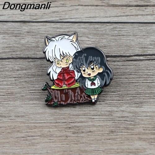 BG470 Dongmanli Cute Hard Enamel pin Brooch and Pin Cartoon Lapel Pin Couple Jewelry Badge Shirt Anime Fan Collection Gift