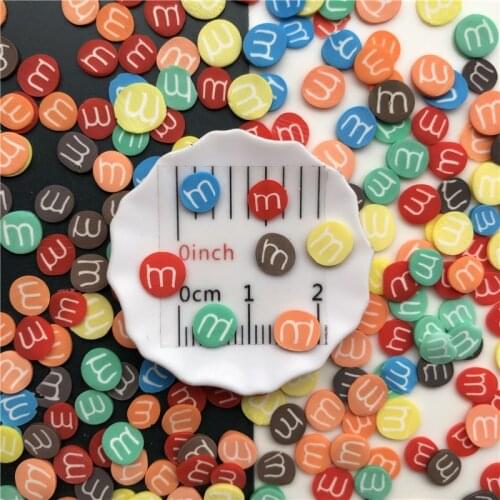 50g M Bean Polymer Clay Sprinkle For Kids Diy ,Soft Clay For Craft Clay/Nail Art/Scrapbook Decoration DIY, Craft Filler