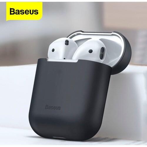 Baseus Bluetooth Headset Cover Case Box For Airpods 2 1 Case Luxury Colorful Soft Split Silicone For Airpods Pro Case Cover