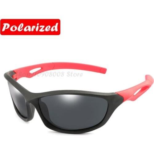 Brand Design Kids Polarized Sunglasses Vintage Boys Girls Square Coating Sun Glasses UV400 Eyewear Child Shades Gafas de sol E08