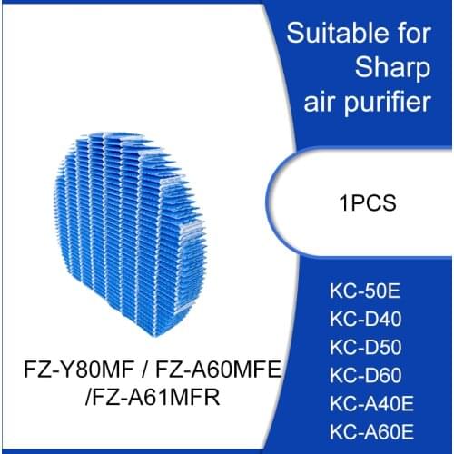 For Sharp FZ-Y80MF FZ-A60MFE FZ-A61MFR KC-A40E KC-50E KC-A60E KC-D40 KC-D50 KC-D60 Air Humidifier Filter Replacement Parts