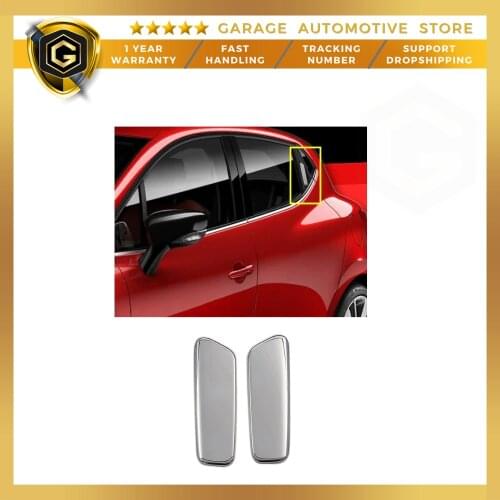 For Renault Clio 4 HB Chrome Rear Door Handle 2 Piece 2012-2019 Above