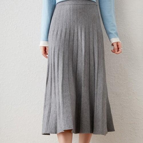 JINYUQIXIANG High Waist Skirts For Women