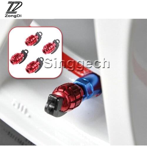 ZD 4pcs Car Styling Tire Valve Cap for Citroen C4 C5 Hyundai Solaris I30 VW Polo T5 Ford Fiesta Fusion Mustang Opel astra j 2017