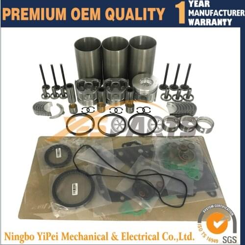 3TNV82 3TNV82A Overhaul Rebuild Kit For Yanmar Engine Piston Gasket Repair