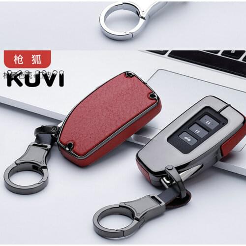 Leather Car Key Cover case For Lexus NX GS RX IS ES GX LX RC 200 250 350 LS 450H 300H Auto Car Accessories Key Case keychain