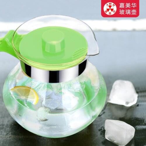 Creative household heat-resistant glass, cold kettle, juice jug, large capacity 2L filter jug