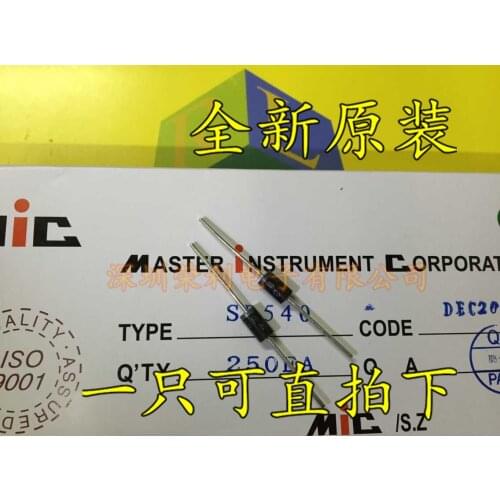 The Schottky SR540 SB540 5A / 40V DO-27 line diode