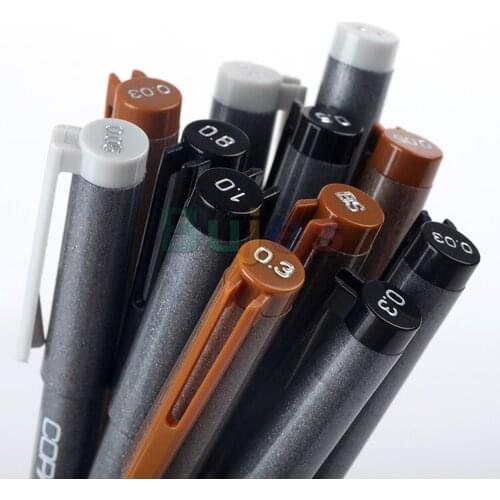 Copic Markers Multiliner Pigment Ink Pens , Cool Gray,Warm Gray,Sepia,Brown,Pink,Lavender,Cobalt,Wine,Olive