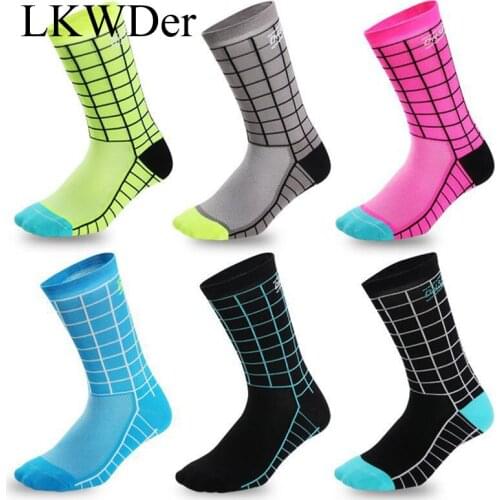3pairs Men Socks Compression Breathable Socks Sox Calcetines Boy Contrast Color Plaid Meias Good Quality Practical Durable Socks
